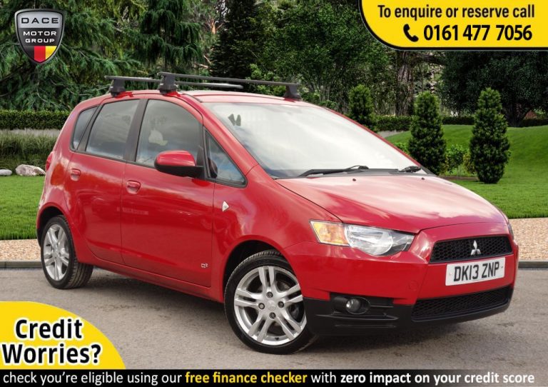 Used 2013 RED MITSUBISHI COLT Hatchback 1.3 CZ2 5d 95 BHP PETROL (reg. 2013-03-01) (Automatic) for sale in Stockport