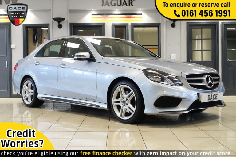 Used 2013 SILVER MERCEDES-BENZ E-CLASS Saloon 2.1 E220 CDI AMG SPORT 4d 168 BHP DIESEL (reg. 2013-07-31) (Automatic) for sale in Stockport