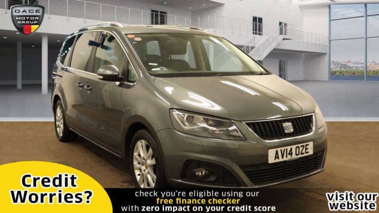 Used 2014 GREY SEAT ALHAMBRA MPV 2.0 TDI CR SE LUX DSG 5d AUTO 177 BHP DIESEL (reg. 2014-04-30) (Automatic) for sale in Stockport