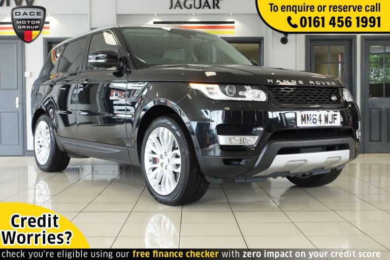 Used 2015 BLACK LAND ROVER RANGE ROVER SPORT SUV 3.0 SDV6 HSE 5d AUTO 288 BHP DIESEL (reg. 2015-01-20) (Automatic) for sale in Stockport