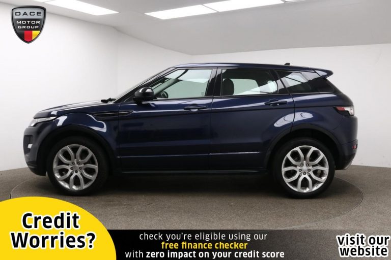 Used 2015 BLUE LAND ROVER RANGE ROVER EVOQUE SUV 2.2 SD4 DYNAMIC 5d AUTO 190 BHP DIESEL (reg. 2015-06-23) (Automatic) for sale in Stockport