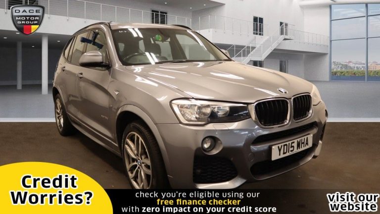 Used 2015 GREY BMW X3 SUV 2.0 XDRIVE20D M SPORT 5d AUTO 188 BHP DIESEL (reg. 2015-03-04) (Automatic) for sale in Stockport