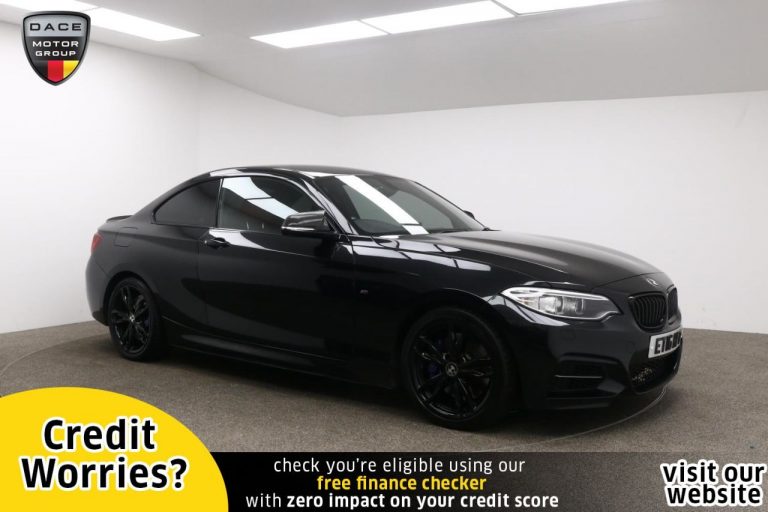 Used 2016 BLACK BMW M235I Coupe 3.0 M235I 2d 322 BHP PETROL (reg. 2016-07-06) (Automatic) for sale in Stockport