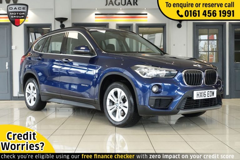 Used 2016 BLUE BMW X1 MPV 2.0 SDRIVE18D SE 5d AUTO 148 BHP DIESEL (reg. 2016-03-30) (Automatic) for sale in Stockport