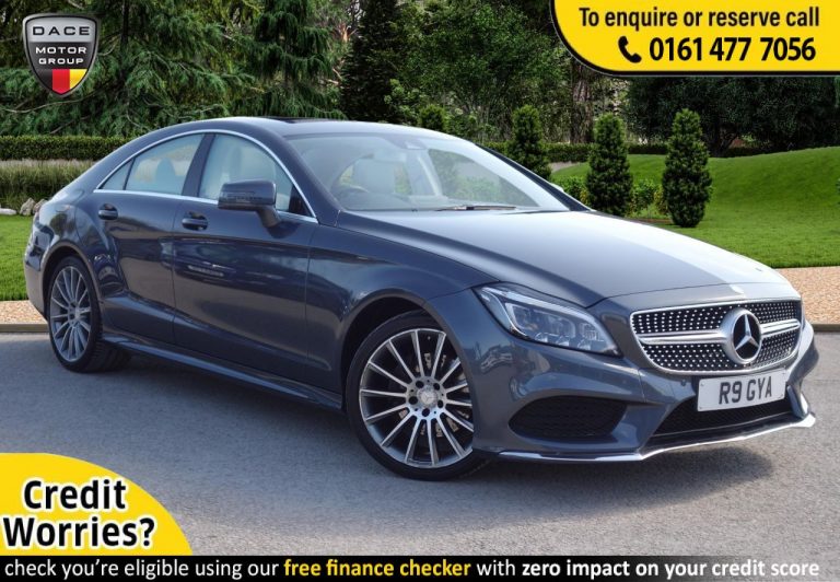 Used 2016 GREY MERCEDES-BENZ CLS CLASS Coupe 2.1 CLS220 D AMG LINE PREMIUM 4d AUTO 174 BHP DIESEL (reg. 2016-06-07) (Automatic) for sale in Stockport