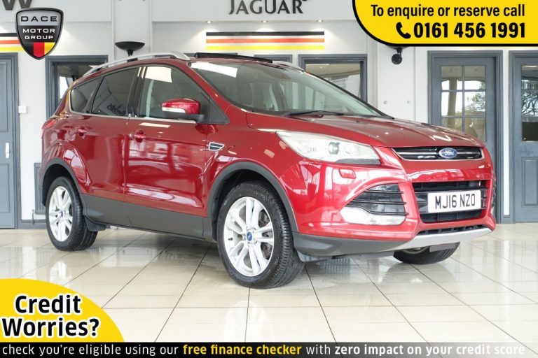 Used 2016 RED FORD KUGA SUV 2.0 TITANIUM X TDCI 5d AUTO 177 BHP DIESEL (reg. 2016-04-25) (Automatic) for sale in Stockport