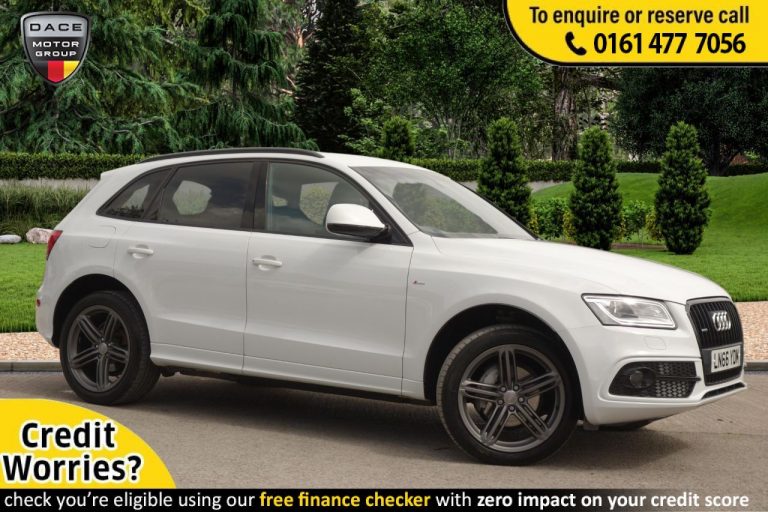 Used 2016 WHITE AUDI Q5 SUV 2.0 TDI QUATTRO S LINE PLUS 5d AUTO 187 BHP DIESEL (reg. 2016-09-27) (Automatic) for sale in Stockport