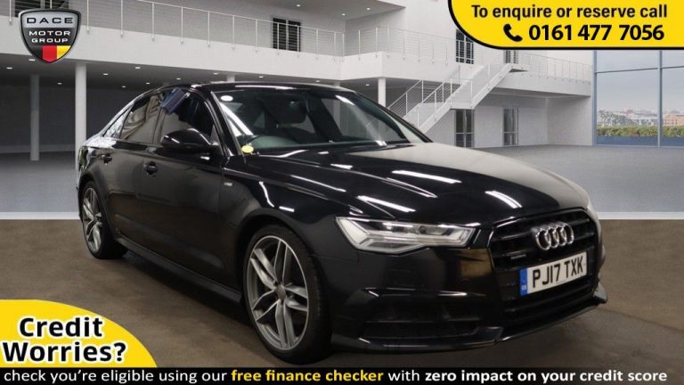 Used 2017 BLACK AUDI A6 Saloon 3.0 TDI QUATTRO BLACK EDITION 4d AUTO 268 BHP DIESEL (reg. 2017-04-28) (Automatic) for sale in Stockport