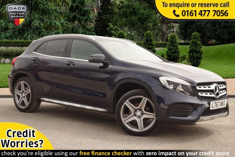 Used 2017 BLUE MERCEDES-BENZ GLA-CLASS SUV 2.1 GLA 200 D AMG LINE 5d AUTO 134 BHP DIESEL (reg. 2017-09-30) (Automatic) for sale in Stockport