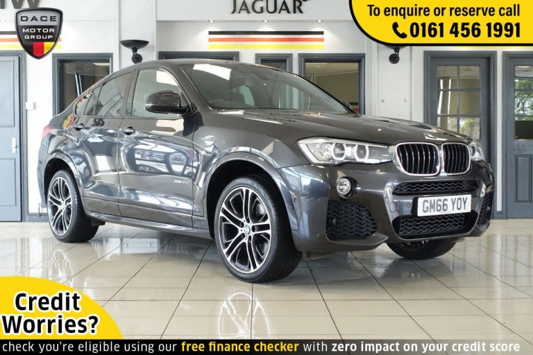 Used 2017 GREY BMW X4 SUV 2.0 XDRIVE20D M SPORT 4d AUTO 188 BHP DIESEL (reg. 2017-01-06) (Automatic) for sale in Stockport