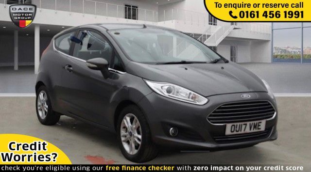 Used 2017 GREY FORD FIESTA Hatchback 1.0 ZETEC 3d AUTO 99 BHP PETROL (reg. 2017-03-31) (Automatic) for sale in Stockport