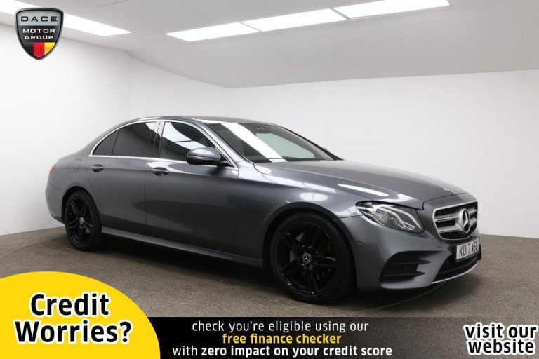 Used 2017 GREY MERCEDES-BENZ E-CLASS Saloon 2.0 E 220 D AMG LINE 4d AUTO 192 BHP DIESEL (reg. 2017-07-25) (Automatic) for sale in Stockport