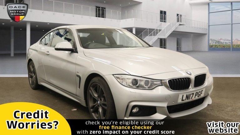 Used 2017 SILVER BMW 4 SERIES Coupe 3.0 430D M SPORT 2d AUTO 255 BHP DIESEL (reg. 2017-03-14) (Automatic) for sale in Stockport