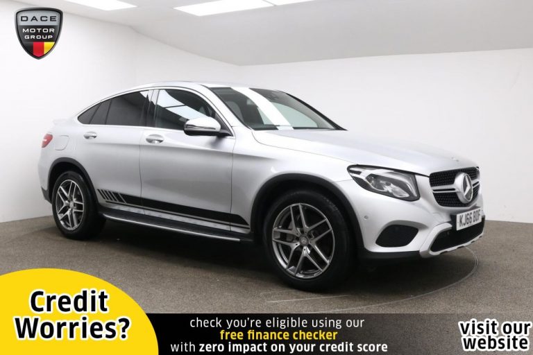 Used 2017 SILVER MERCEDES-BENZ GLC-CLASS Coupe 2.1 GLC 220 D 4MATIC SPORT 4d AUTO 168 BHP DIESEL (reg. 2017-01-31) (Automatic) for sale in Stockport