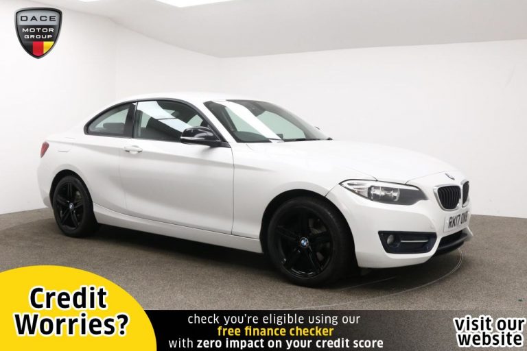 Used 2017 WHITE BMW 2 SERIES Coupe 2.0 220D SPORT 2d AUTO 188 BHP DIESEL (reg. 2017-04-05) (Automatic) for sale in Stockport