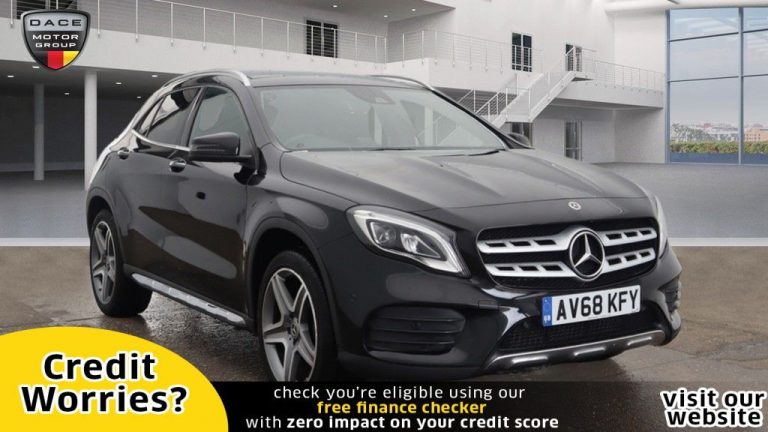 Used 2018 BLACK MERCEDES-BENZ GLA-CLASS SUV 1.6 GLA 200 AMG LINE PREMIUM PLUS 5d AUTO 154 BHP PETROL (reg. 2018-10-24) (Automatic) for sale in Stockport