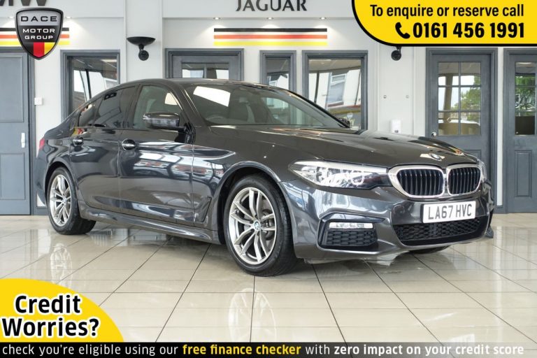 Used 2018 GREY BMW 5 SERIES Saloon 2.0 520D M SPORT 4d AUTO 188 BHP DIESEL (reg. 2018-02-28) (Automatic) for sale in Stockport