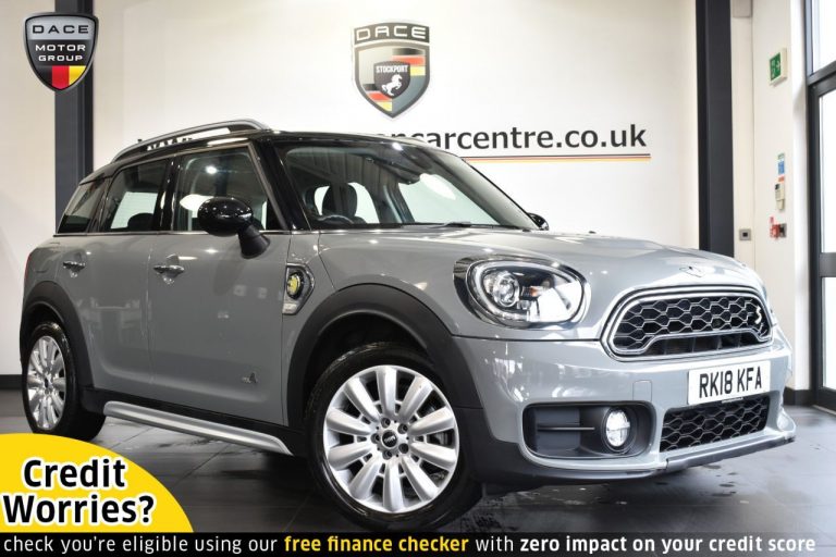 Used 2018 GREY MINI COUNTRYMAN Hatchback 1.5 COOPER S E ALL4 5DR AUTO 222 BHP HYBRID ELECTRIC (reg. 2018-03-08) (Automatic) for sale in Stockport