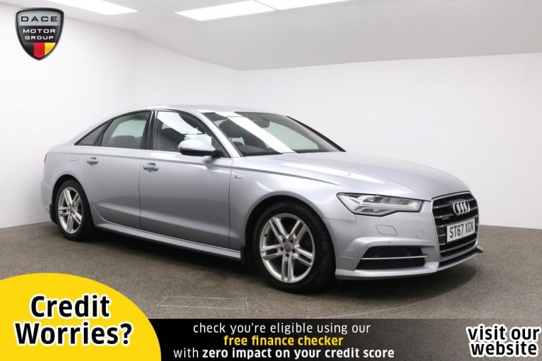 Used 2018 SILVER AUDI A6 Saloon 2.0 TDI QUATTRO S LINE 4d 188 BHP DIESEL (reg. 2018-01-17) (Automatic) for sale in Stockport