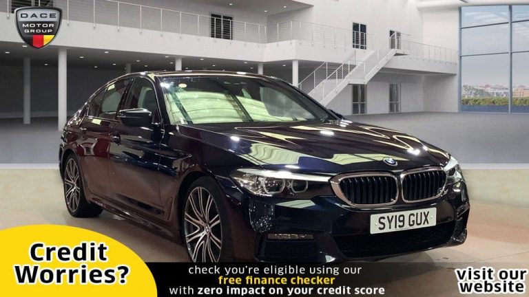Used 2019 BLACK BMW 5 SERIES Saloon 3.0 530D XDRIVE M SPORT 4d AUTO 261 BHP DIESEL (reg. 2019-03-27) (Automatic) for sale in Stockport