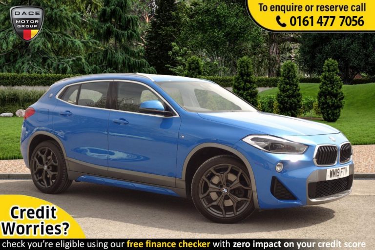 Used 2019 BLUE BMW X2 Hatchback 2.0 SDRIVE20I M SPORT X 5d AUTO 190 BHP PETROL (reg. 2019-05-31) (Automatic) for sale in Stockport