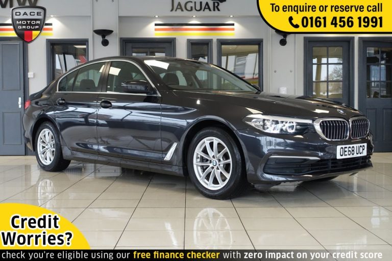 Used 2019 GREY BMW 5 SERIES Saloon 2.0 520D SE 4d AUTO 188 BHP DIESEL (reg. 2019-01-09) (Automatic) for sale in Stockport