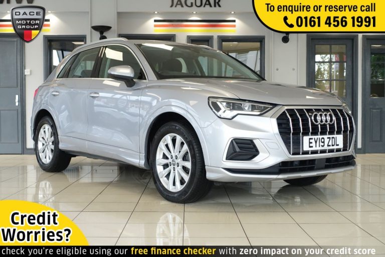 Used 2019 SILVER AUDI Q3 SUV 1.5 TFSI SPORT 5d AUTO 148 BHP PETROL (reg. 2019-03-01) (Automatic) for sale in Stockport