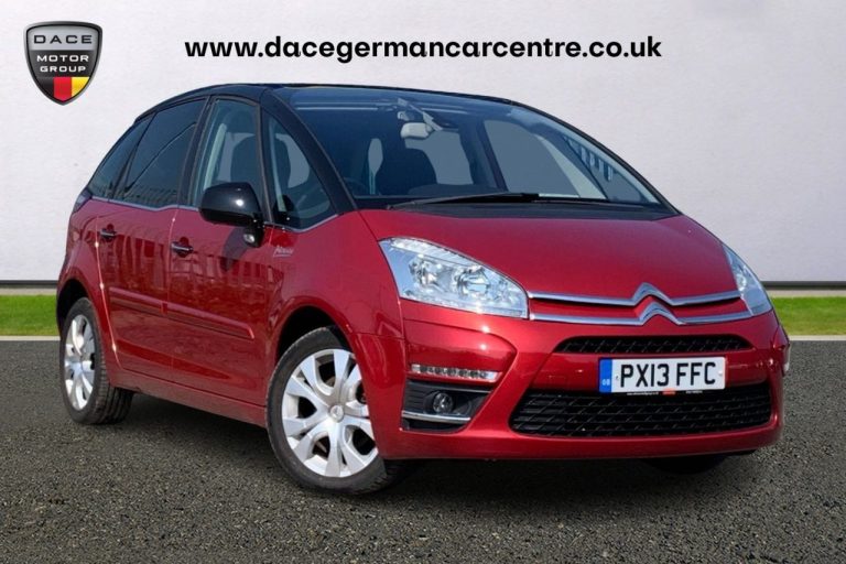 Used 2013 RED CITROEN C4 PICASSO MPV 1.6 PLATINUM EGS E-HDI 5DR 110 BHP DIESEL (reg. 2013-04-22) (Automatic) for sale in Stockport