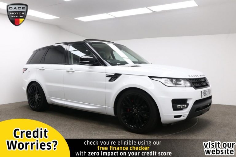 Used 2013 WHITE LAND ROVER RANGE ROVER SPORT SUV 3.0 SDV6 HSE DYNAMIC 5d 288 BHP DIESEL (reg. 2013-09-30) (Automatic) for sale in Stockport