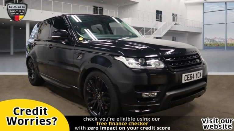 Used 2014 BLACK LAND ROVER RANGE ROVER SPORT Estate 3.0 SDV6 AUTOBIOGRAPHY DYNAMIC 5d AUTO 288 BHP DIESEL (reg. 2014-11-20) (Automatic) for sale in Stockport