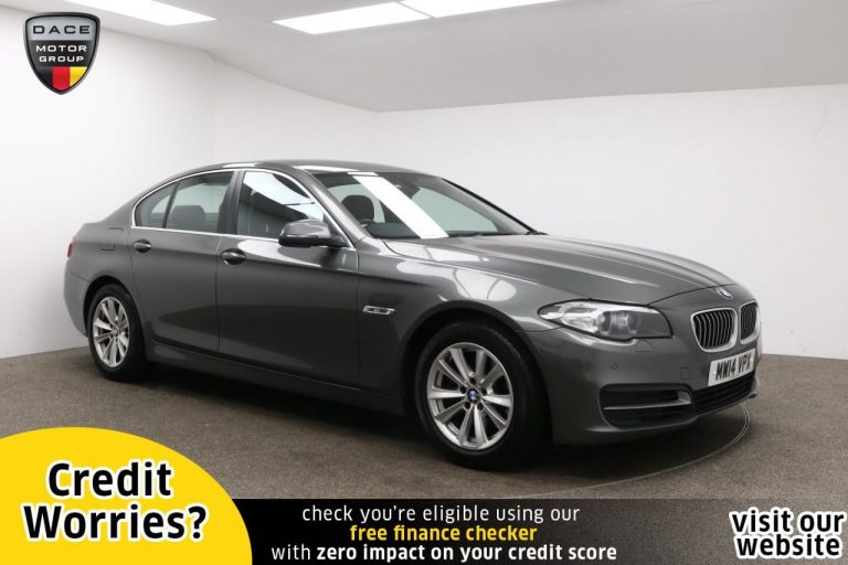 Used 2014 GREY BMW 5 SERIES Saloon 2.0 518D SE 4d AUTO 141 BHP DIESEL (reg. 2014-06-30) (Automatic) for sale in Stockport