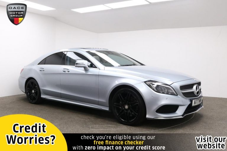 Used 2014 SILVER MERCEDES-BENZ CLS CLASS Coupe 3.5 CLS400 AMG LINE 4d AUTO 329 BHP PETROL (reg. 2014-10-22) (Automatic) for sale in Stockport