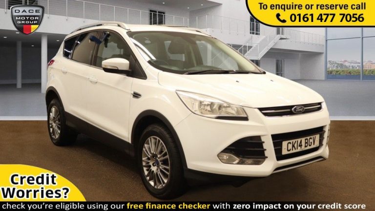 Used 2014 WHITE FORD KUGA Hatchback 2.0 TITANIUM TDCI 5d AUTO 160 BHP DIESEL (reg. 2014-07-31) (Automatic) for sale in Stockport