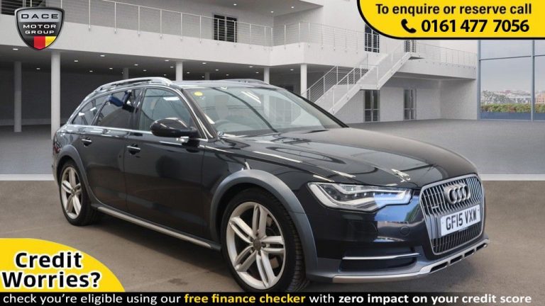 Used 2015 BLACK AUDI A6 Estate 3.0 ALLROAD TDI QUATTRO 5d AUTO 241 BHP DIESEL (reg. 2015-03-31) (Automatic) for sale in Stockport