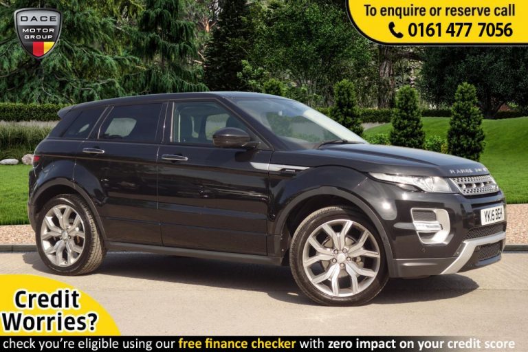 Used 2015 BLACK LAND ROVER RANGE ROVER EVOQUE 4x4 2.2 SD4 AUTOBIOGRAPHY 5d AUTO 190 BHP DIESEL (reg. 2015-03-25) (Automatic) for sale in Stockport