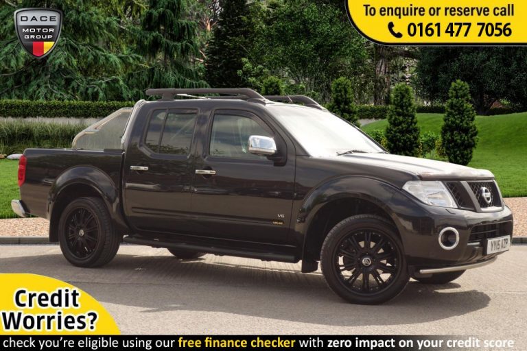 Used 2015 BLACK NISSAN NAVARA PICK UP 3.0 OUTLAW DCI 4X4 SHR DCB 0d 228 BHP DIESEL (reg. 2015-05-27) (Automatic) for sale in Stockport