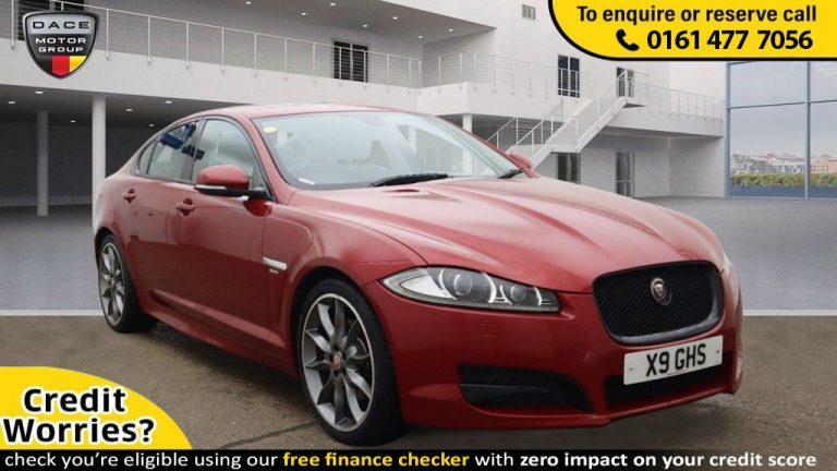 Used 2015 RED JAGUAR XF Saloon 2.2 D R-SPORT BLACK 4d AUTO 200 BHP DIESEL (reg. 2015-06-04) (Automatic) for sale in Stockport