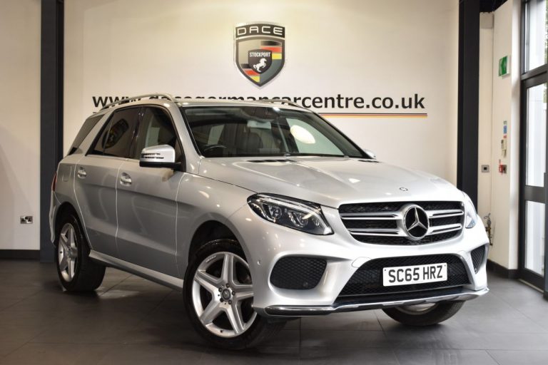 Used 2015 SILVER MERCEDES-BENZ GLE-CLASS 4x4 2.1 GLE 250 D 4MATIC AMG LINE 5DR AUTO 201 BHP DIESEL (reg. 2015-12-15) (Automatic) for sale in Stockport