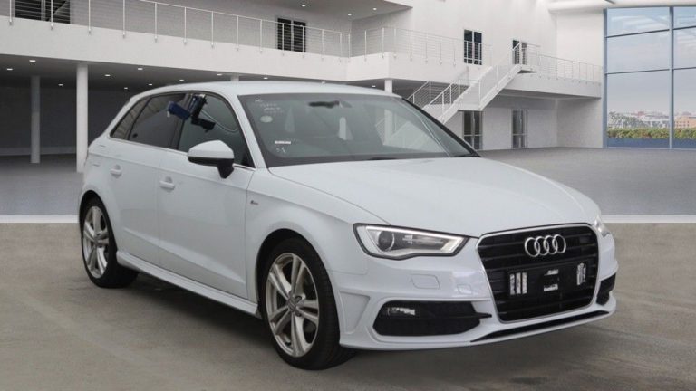 Used 2015 WHITE AUDI A3 Hatchback S LINE TDI S-A PETROL (reg. 2015-03-03) (Automatic) for sale in Stockport