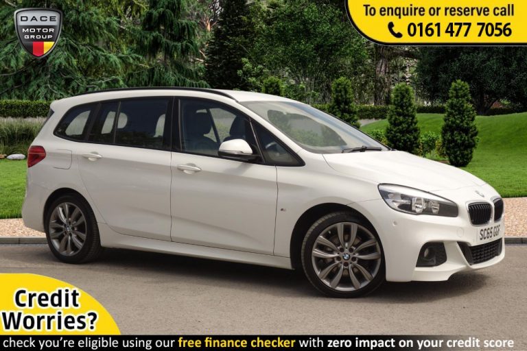 Used 2015 WHITE BMW 2 Series GRAN TOURER MPV 2.0 218D M SPORT GRAN TOURER 5d AUTO 148 BHP DIESEL (reg. 2015-12-30) (Automatic) for sale in Stockport