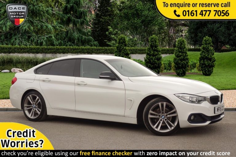 Used 2015 WHITE BMW 4 SERIES Coupe 2.0 420D SPORT GRAN COUPE 4d AUTO 181 BHP DIESEL (reg. 2015-03-06) (Automatic) for sale in Stockport