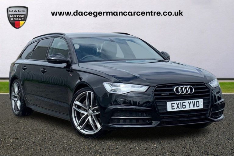 Used 2016 BLACK AUDI A6 AVANT Estate 3.0 AVANT TDI QUATTRO BLACK EDITION 5DR AUTO 268 BHP DIESEL (reg. 2016-03-11) (Automatic) for sale in Stockport