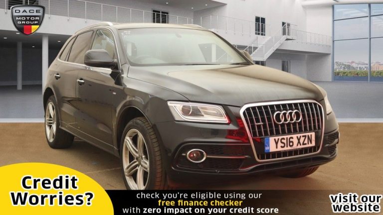 Used 2016 BLACK AUDI Q5 Estate 2.0 TDI QUATTRO S LINE PLUS 5d AUTO 187 BHP DIESEL (reg. 2016-06-09) (Automatic) for sale in Stockport