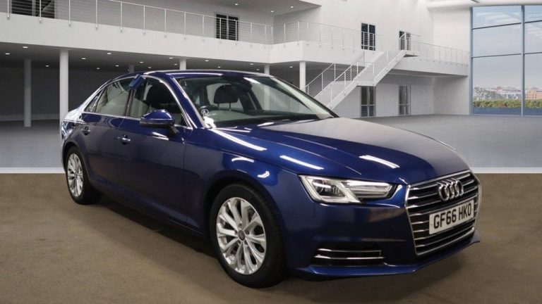 Used 2016 BLUE AUDI A4 Saloon 2.0 TDI ULTRA SE 4DR AUTO 148 BHP DIESEL (reg. 2016-10-18) (Automatic) for sale in Stockport