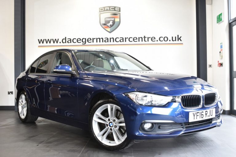 Used 2016 BLUE BMW 3 SERIES Saloon 2.0 320D SE 4DR AUTO 188 BHP DIESEL (reg. 2016-05-18) (Automatic) for sale in Stockport