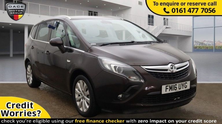 Used 2016 BROWN VAUXHALL ZAFIRA TOURER MPV 1.4 TECH LINE 5d AUTO 138 BHP PETROL (reg. 2016-06-21) (Automatic) for sale in Stockport