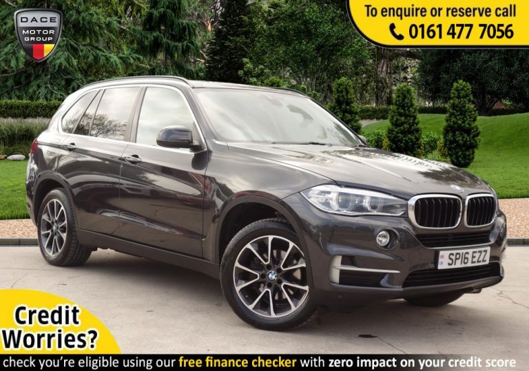 Used 2016 GREY BMW X5 SUV 3.0 XDRIVE30D SE 5d AUTO 255 BHP ( SEVEN SEATS ) DIESEL (reg. 2016-05-31) (Automatic) for sale in Stockport