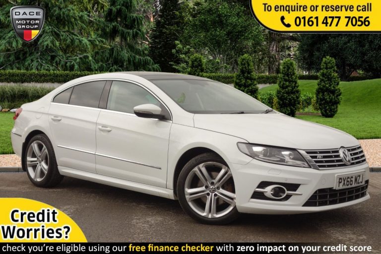 Used 2016 WHITE VOLKSWAGEN CC Coupe 2.0 R LINE TDI BLUEMOTION TECHNOLOGY DSG 4d AUTO 148 BHP DIESEL (reg. 2016-09-20) (Automatic) for sale in Stockport