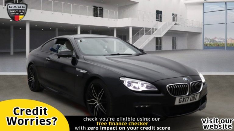 Used 2017 BLACK BMW 6 SERIES Coupe 3.0 640D M SPORT 2d AUTO 309 BHP DIESEL (reg. 2017-03-29) (Automatic) for sale in Stockport