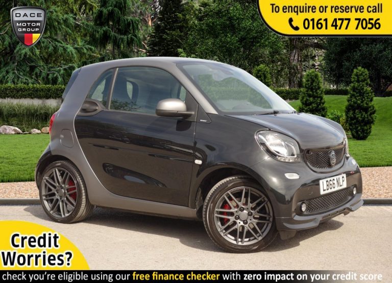 Used 2017 BLACK SMART FORTWO Coupe 0.9 BRABUS SPORT PREMIUM T 2d AUTO 90 BHP PETROL (reg. 2017-01-31) (Automatic) for sale in Stockport